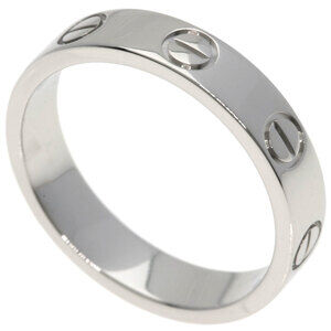 CARTIER Silver Love Ring #48